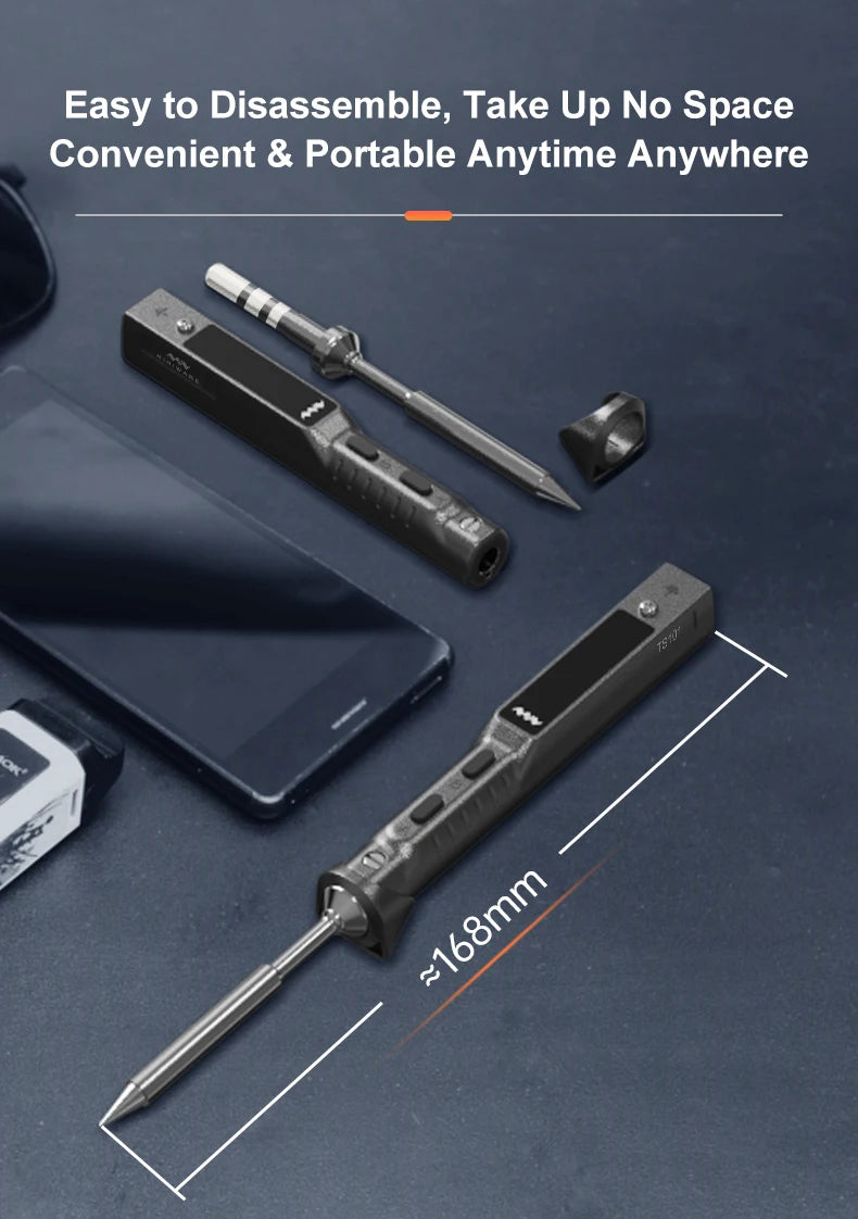 Original TS101 Soldering Iron Smart Adjustable Portable Mini Type-C USB Electric Temperature Digital Solder Iron Station PD3.0