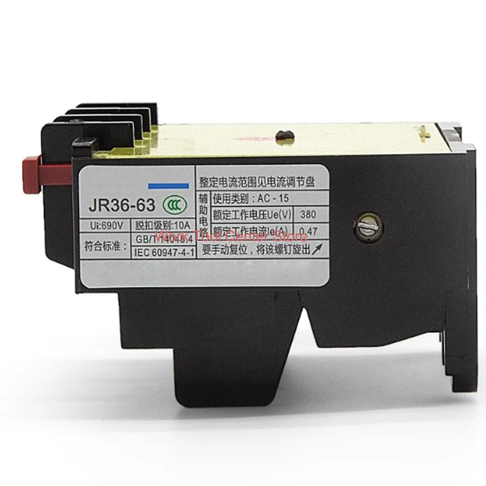 Original Chint Smart Relay Module Thermoregulator JR36-20/63/160 Adjustable Current Thermal Overload Protector Phase Control