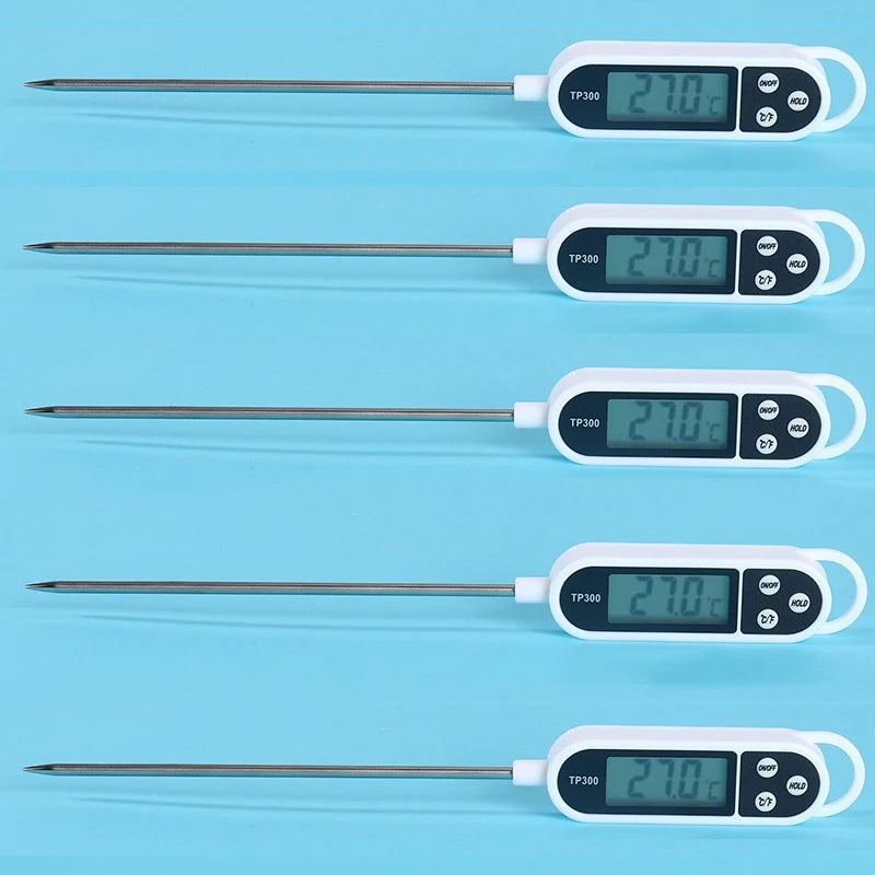 Probe Type Meat Thermometer Digital Kitchen Thermometer Cooking Milk Food BBQ TP300 Electronic Food Temperature Gauge Tools
