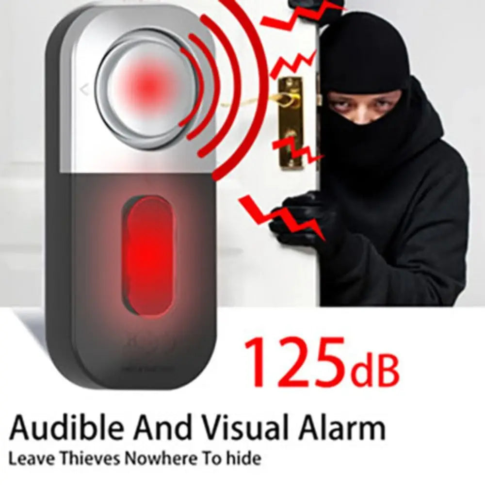 Magnetic Sensor Burglar Alarm High Decibel Detector Battery Powered Window Sensor Smart Wireless High Decibel Alarm Apartment