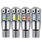 2Pcs Super Brigh T10 W5W 168 192 Led Tail Light White 3030 10SMD 12V Car Led Auto Lamp CANBUS NO Error Car Marker Parking Bulb
