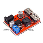 LM2596 LM2596S Dual USB DC-DC 9V 12V 24V 36V to 5V 3A Step Down Buck Converter Board Car Charger Solar Power Supply Module