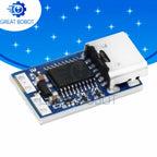 DC004-PD USB-C Trigger Module (PD3.0/PPS/QC4+) - 3-21V 5A Programmable Decoy with 100W E-Marker Cable for Laptop Power Banks