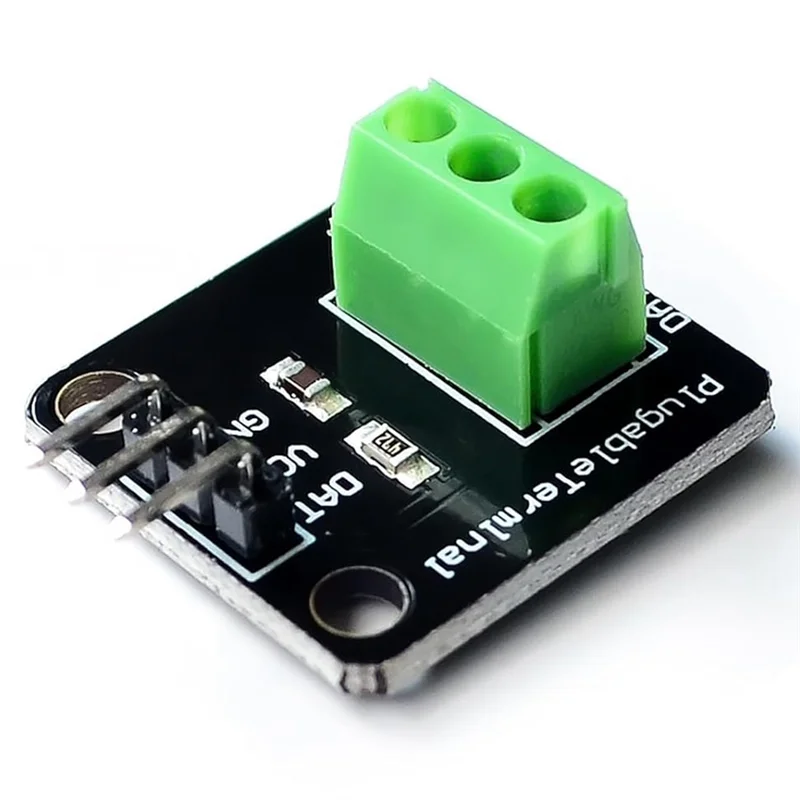 -ABAB Stainless Steel For Raspberry Pi DS18B20 Waterproof Temperature Sensor Probe Moudle Module Kit, 5 Pieces, 1 Meter