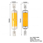 R7S LED Glass Tube COB Bulb 78MM 118MM High Power R7S Corn Lamp J78 J118 Replace Halogen Light AC 110V 220V Lampadas