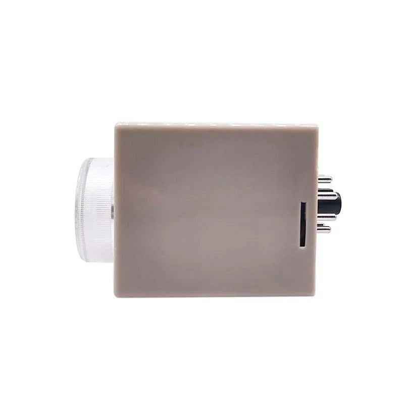 1 PC AH3-2 Time Relay AC/DC Universal Thick Stitch Power-on Delay Timer AH3-3 Time Set Range 0.1S-60m with Base DC12V24V AC220V