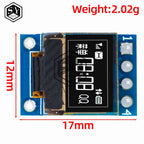0.42" 0.42 Inch White OLED Display LCD Module 72X40 Serial Screen White Color I2C IIC/SPI Interface SSD1306 72*40 For Arduino
