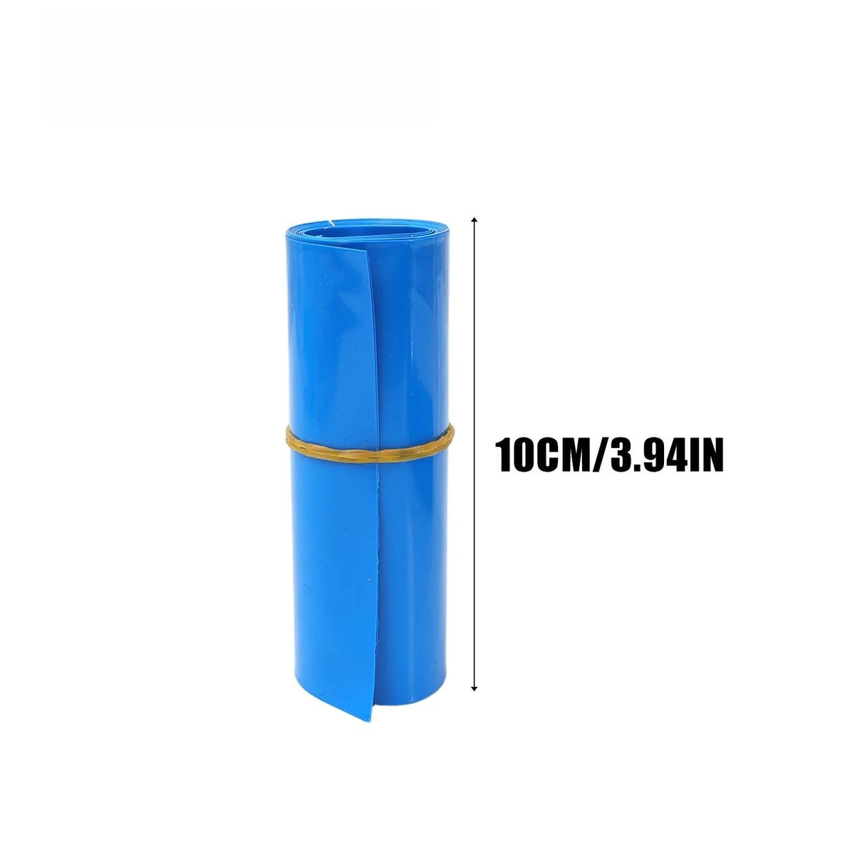 Blue Li-ion Wrap Heat Shrink Tube PVC Multi Sizes Insulated Shrinkable Film 10/20cm Width Waterproof Battery Pack Tape Sleeves