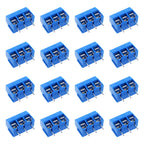 10/50PCS PCB Terminal Block Connector Pitch 5.0mm KF301 Straight Pin 2P 3P Screw PCB Terminal Blocks Connector Assortment Kit