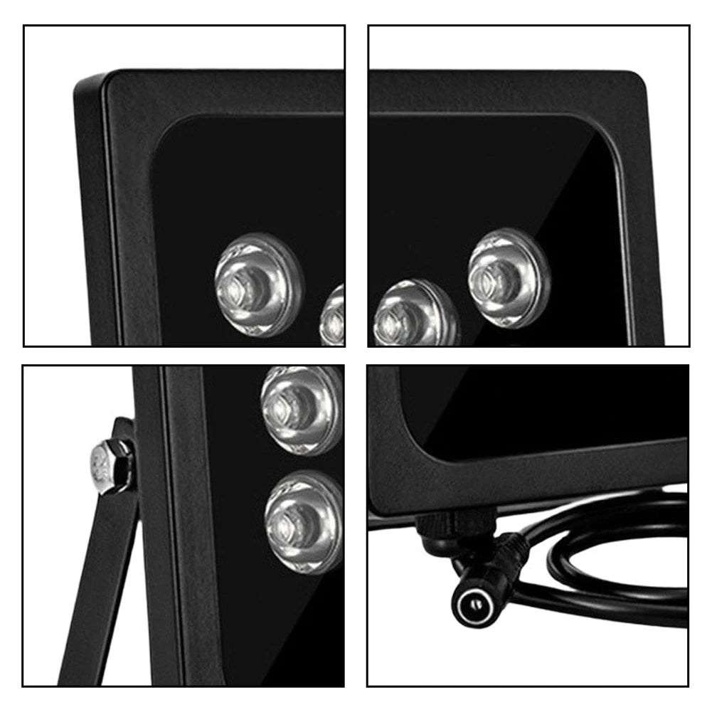 1pc 940NM Waterproof Infrared Illuminator 60M IR Distance Adjustable Beam Angles 8-array LEDs For Monitoring Supplemental Lights