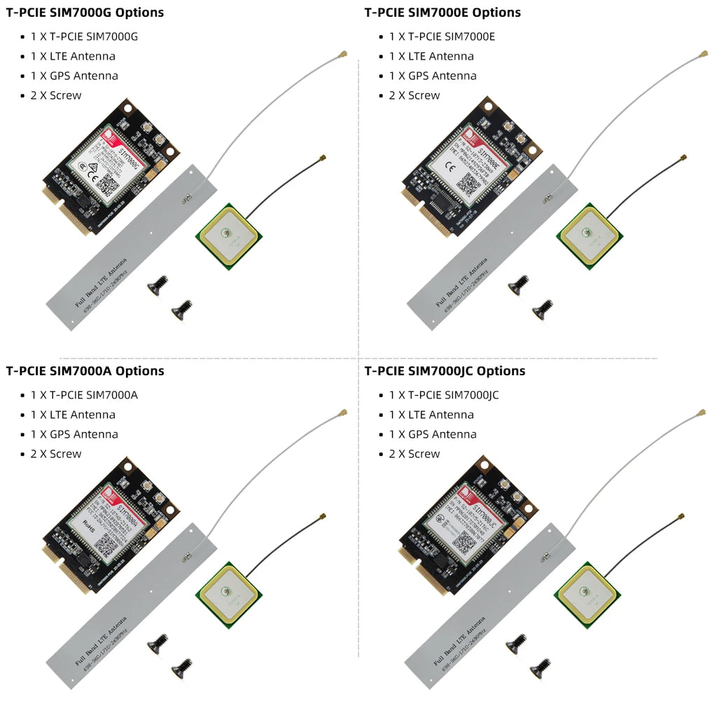TTGO T-PCIE Development Board SIM7000 2G NB-IOT ESP32 WIFI Bluetooth 4G Wireless Module for 4G Applications SIM7000G