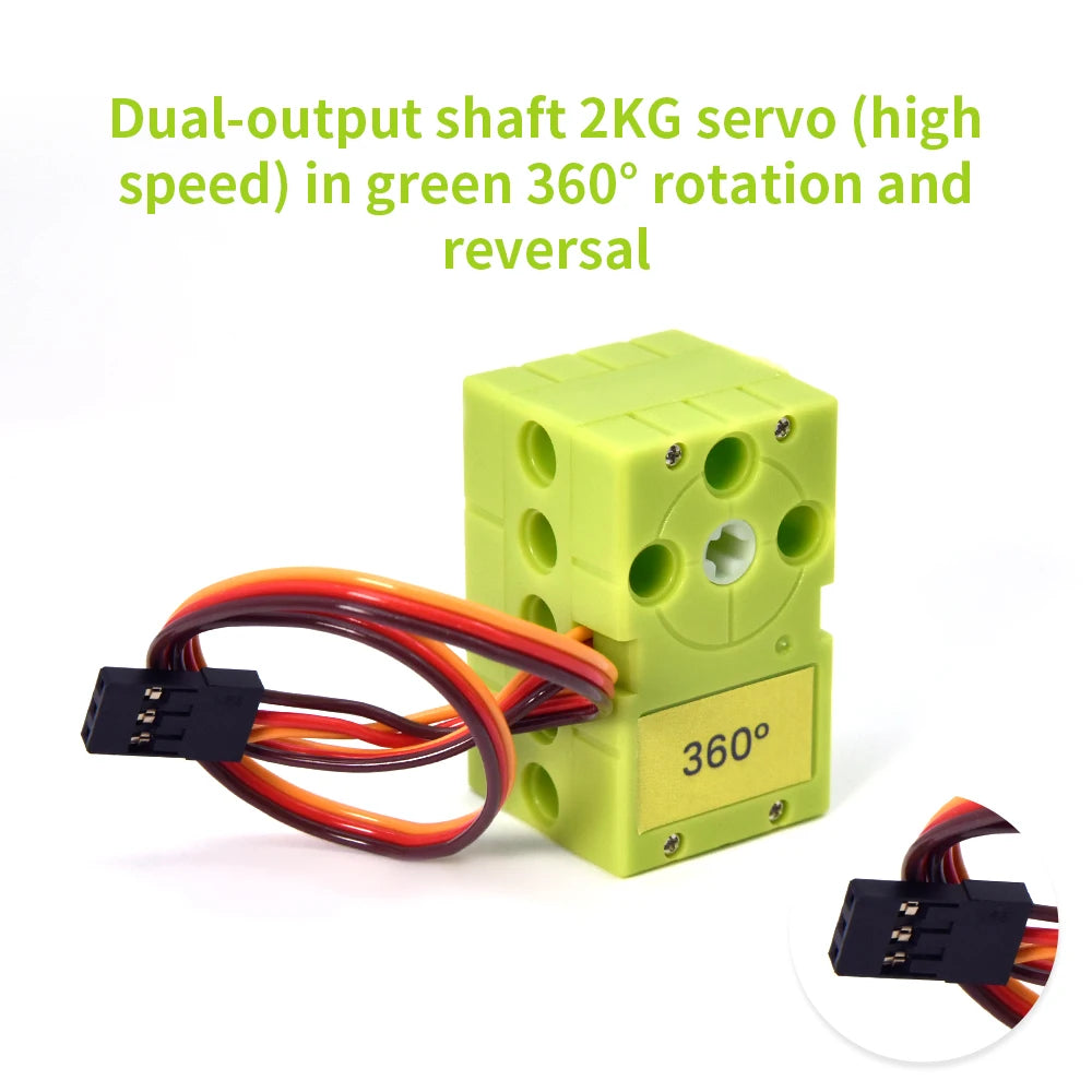 2KG Programmable 270° 360° Servo Motor Compatible With Lego Building Blocks For Arduino Projects DIY Electronic Parts