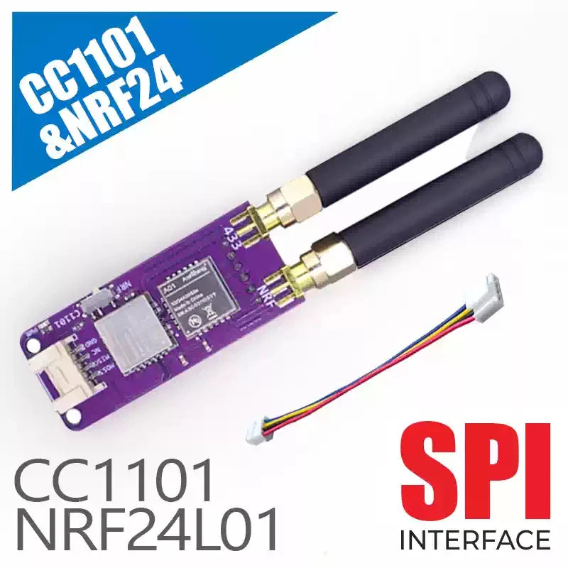 New M5stack StickC Plus2 CC1101 NRF24L01 2‑in‑1 Wireless Communication Module