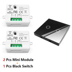 Diese 86 Switch Panel ON/OFF Touch Switch Wireless Light Switch 433Mhz Remote Control ,AC 85V~240V 10A Interruptor for Lighting