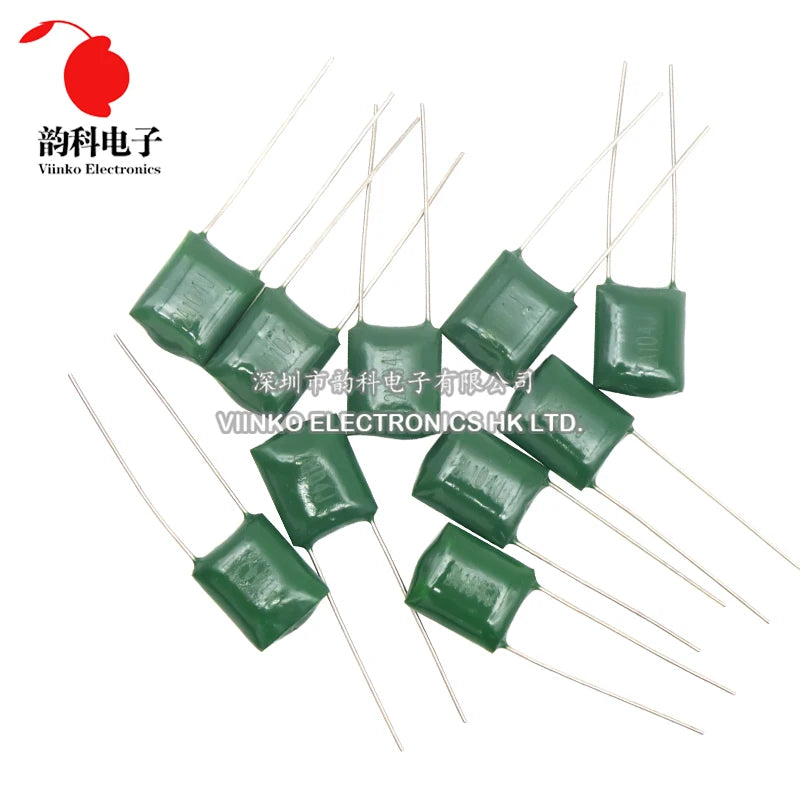150pcs 15Values Polyester Film Capacitor Assortment Kit with Box 2A331J 2A471J 2A102J 2A103J 2A223J 2A104J 2A154J 2A224J 2A474J