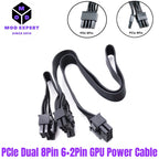 Modular Power Cable for Corsair AX1200 1200W GOLD Power, GPU PCIe 8Pin 6+2, CPU 4+4Pin, SATA, Molex IDE 4Pin, 14+10Pin to 24Pin