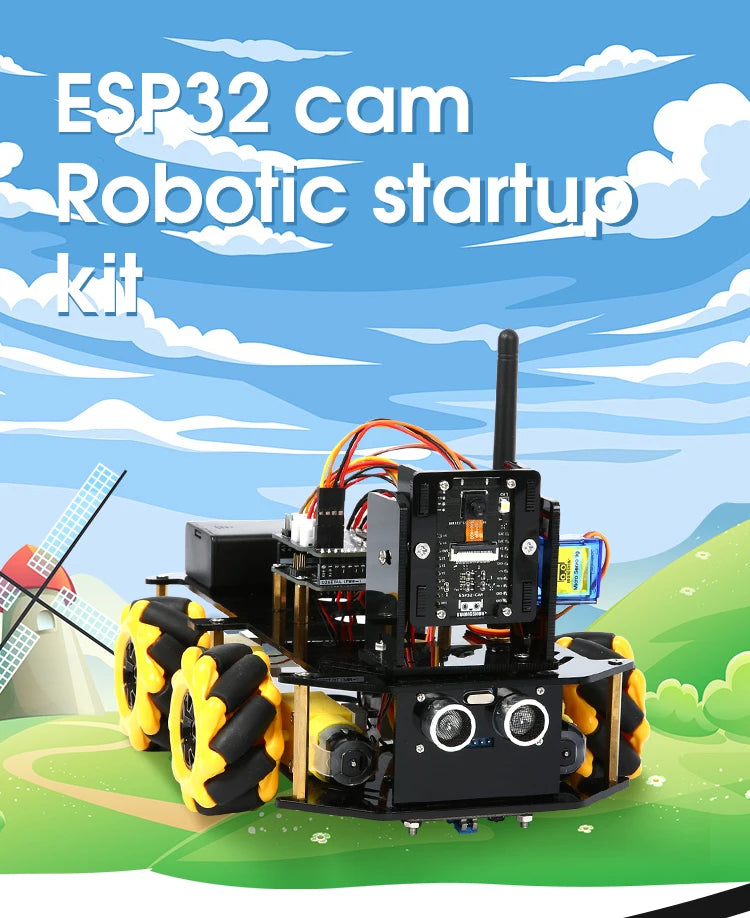 ESP32 Smart Robot Car Kit  Remote Control Car for Arduino Programming Project STEM Education Science Coding Kit