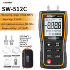 SNDWAY SW-512 Digital Pressure Gauge Differential Gas Pressure Gauge Measuring Instruments, Barometric Gauges/SW-512B/SW-512C