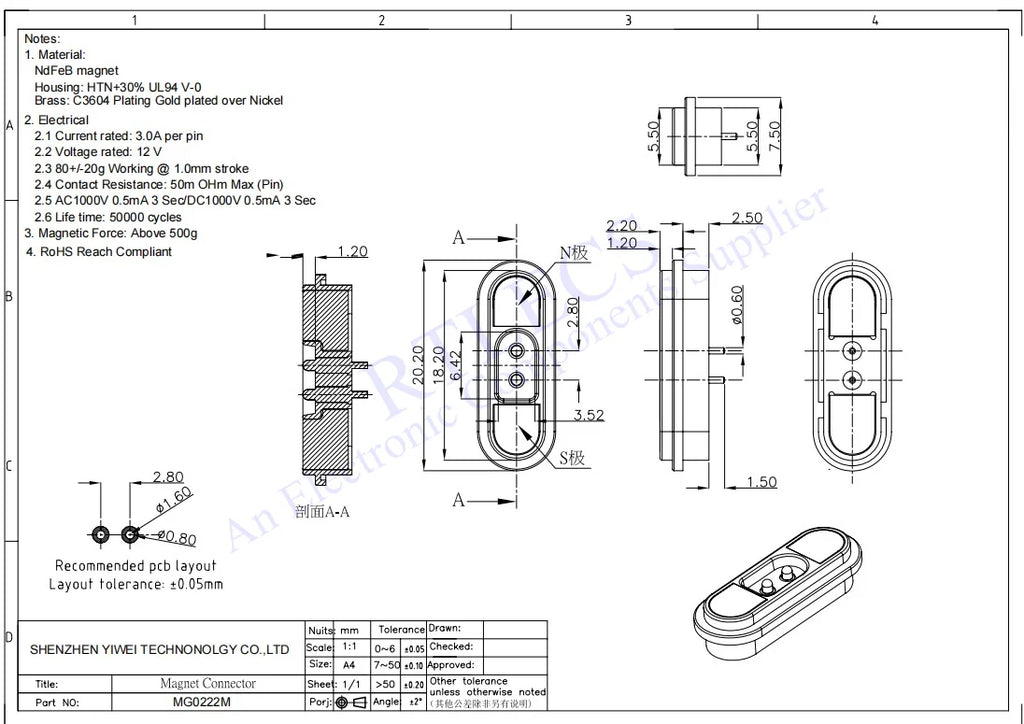 RTLECS Magnetic Connector RC Car Drone JST JR 24V 3A DC Power Battery Charger SM Led Strip Blind Connect USB Cable 2/3/4 Pin