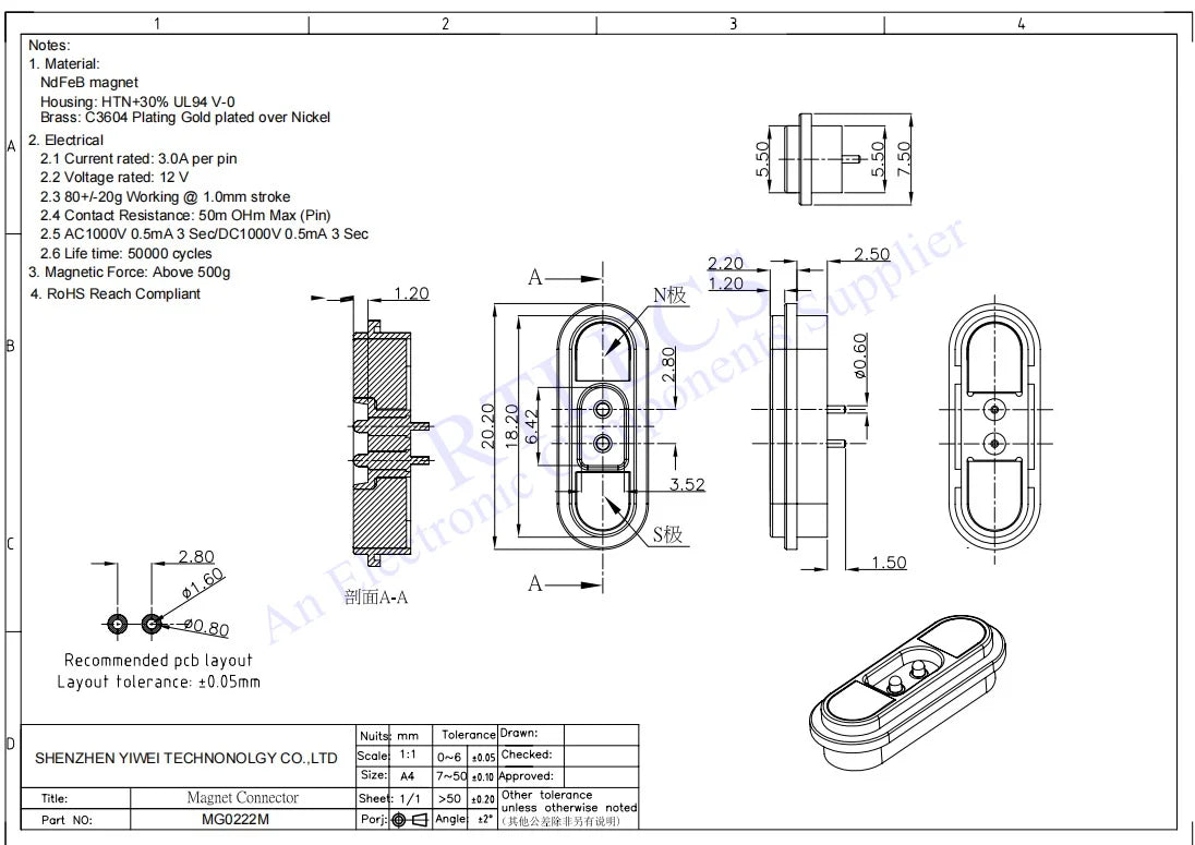 RTLECS Magnetic Connector RC Car Drone JST JR 24V 3A DC Power Battery Charger SM Led Strip Blind Connect USB Cable 2/3/4 Pin