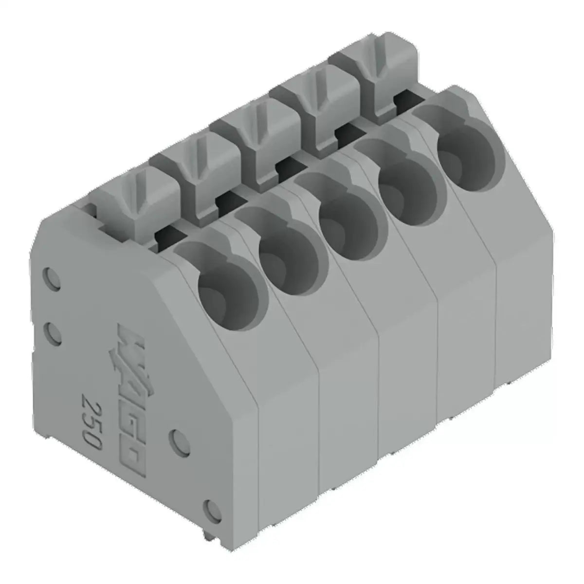 WAGO 250‑102 250‑103 250‑104 250‑105 PCB Terminal Block, 3.5mm Pitch Single Row Solder Pin, Push‑in Cage‑Clamp, Brand New