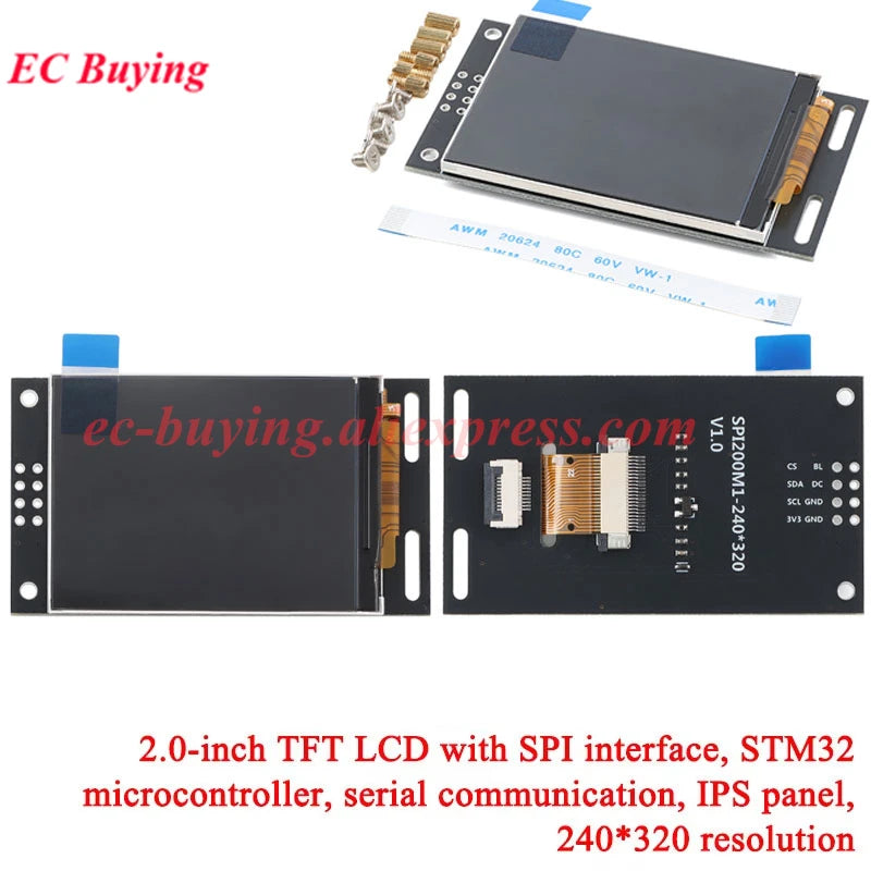 STM32H723ZGT6 FK723M1-ZGT6 STM32 STM32H723 STM32H MCU ARM Development Board OV2640 Camera Module 2.0 Inch TFT IPS LCD Screen SPI