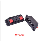 1PCS  Connector Terminal 2P 4P 6P 8P 12P Push In Jack Spring Load Audio Speaker Terminals Breadboard Clips