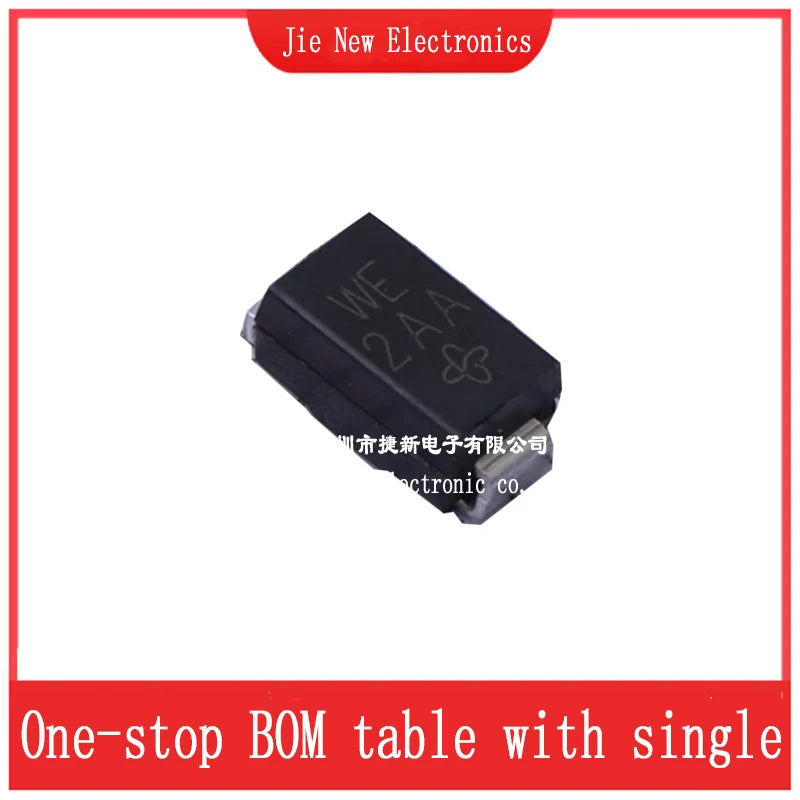 50pcs SMA_DO-214AC  SMAJ5.0CA SMAJ6.0CA SMAJ10CA SMAJ12CA SMAJ13CA SMAJ15CA SMAJ18CA SMAJ20CA SMAJ22CA SMAJ24CA  Smd Tvs Diode