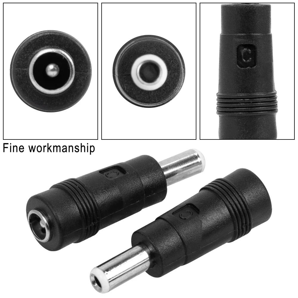 5.5 X 2.1 Mm Female To 5.5 X 2.5 Mm Male DC Power Connector Adapter Laptop 5.5*2.1 Female To Male 5.5*2.5