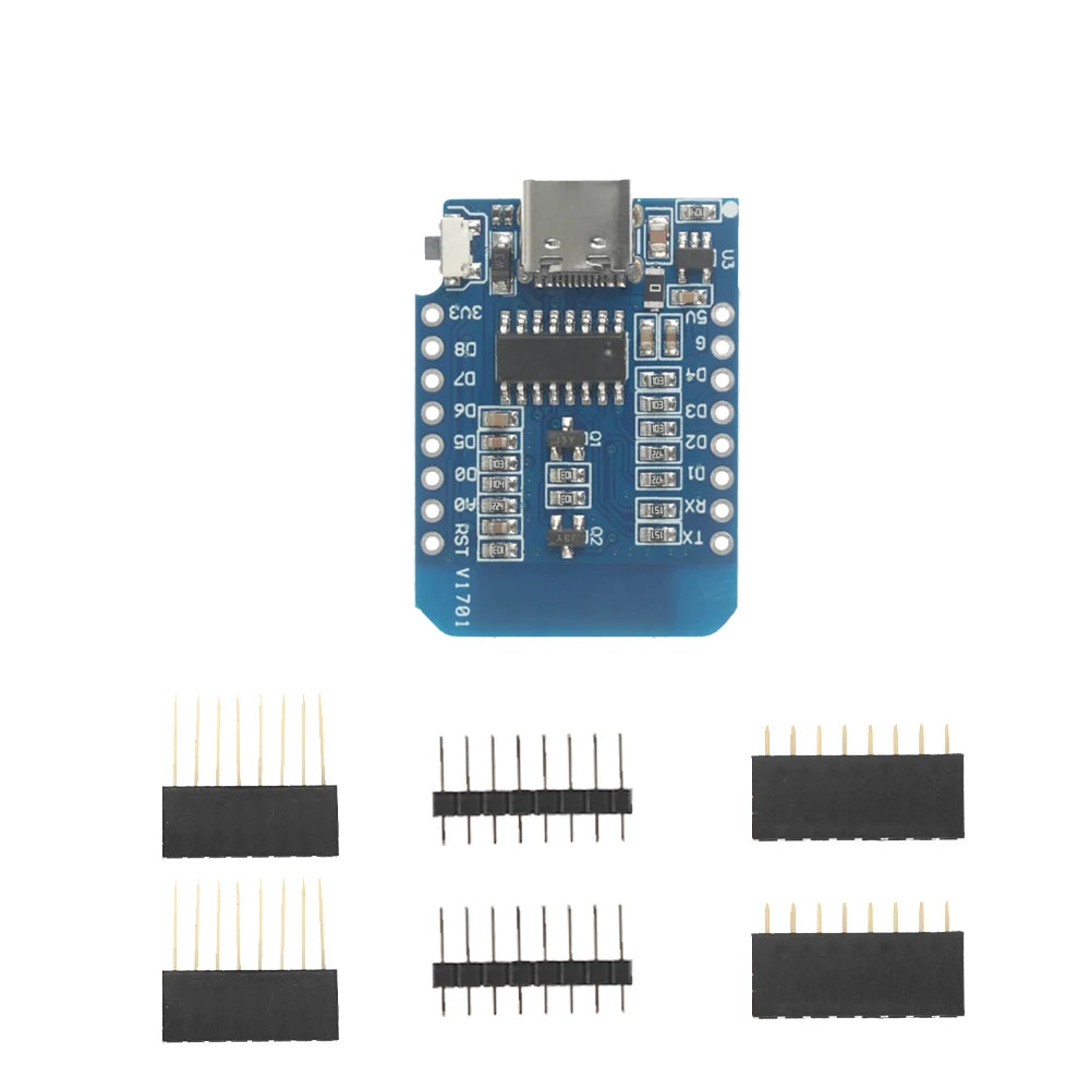1Set WeMos D1 Mini V4.0 NodeMcu 4MB LOLIN WIFI Internet of Things Development Board Based ESP8266 CH340G Nodemcu V2 for Arduino