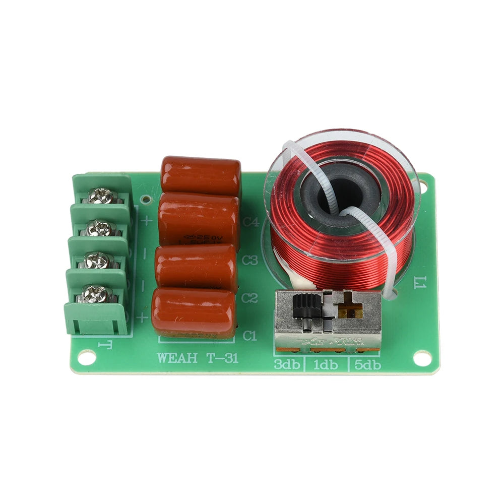 100W 3Way Hifi Tweeter Frequency Divider Treble Audio Crossover Filter Circuit Board Home Theate Car DIY Speakers Filters