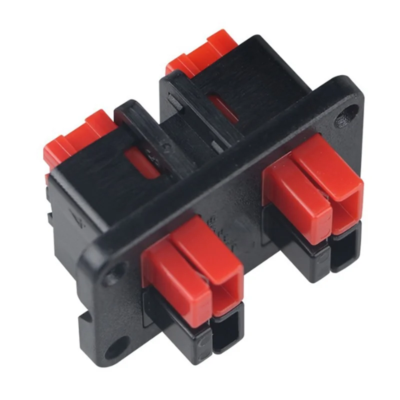 ABVO-For Anderson Plug Connector 2Pcs 45A 600V Power Plug Cable Connectors Fixed Mounting Bracket Panel