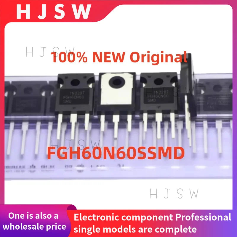 Original 5/10/20PCS 100% NEW FGH60N60SMD FGH60N60 FGH 60N60SMD 60N60 TO-247 60A 600V IGBT Single Tube for Welding Machines