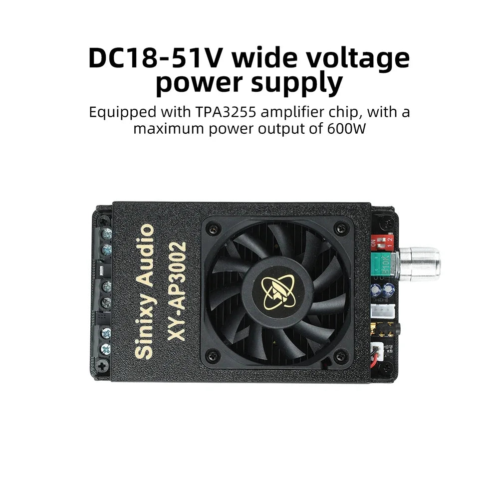 XY-AP3002 600W Power Amplifier Board With TPA3255 Chip For HiFi Audio Home Theater And Outdoor Performance Sinixy Audio