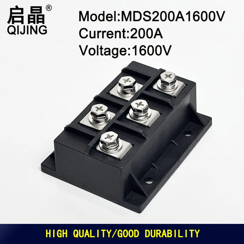 New Three-Phases Rectifier Bridge MDS200A1600V Copper Baes Plate Rectifier Module MDS200A