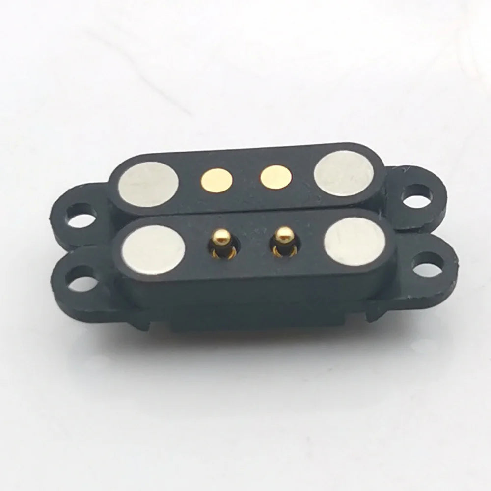 1-10pcs 2A DC Magnetic Pogo Pin Connector 2Pin 3Pin  Pogopin Male Female Spring Loaded DC Power Socket 2P 3P