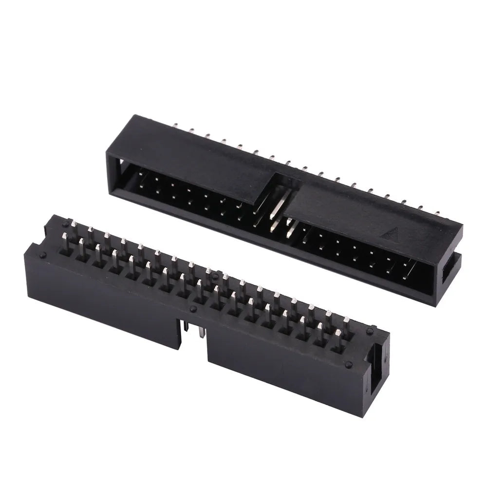 FC 6/8/10/12/14/16/18/20/24/26/30/34/40/50/60/64Pin 2.54mm Pitch Female IDC Socket Connector Ribbon Cable DC3 Header Male Socket