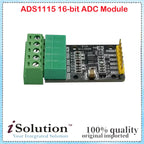 ADS1115 4-Channel 16-Bit High Precision ADC Converter Module, Programmable Gain Amplifier, I2C Interface, for Data Acquisition