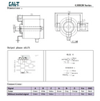 CALT GHH38 Hollow Shaft Encoder Through Hole Incremental Rotary Pulse Encoder 400PPR 600PPR 1000PPR 1024PPR 2500PPR