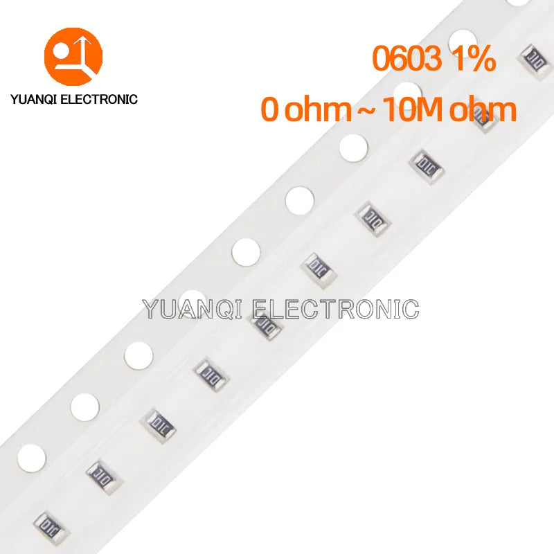 5000pcs 1% 0603 SMD resistor 0R ~ 10M 1/10W 0.1 1 10 47 100 150 220 330 ohm 1K 2.2K 10K 100K 1R 10R 220R 330R 470R 100R 150R 1M