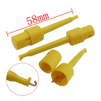 5Pcs 42mm 58mm Round Mini Single Test Hook Clip Testing Probe For Electronic Testing IC Grabber Large Size Crocodile Clips