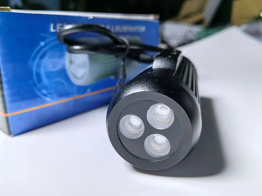 940nm Black 6W Invisible Day Night 3Pcs IR LED Array Illuminator Light Surveillance Camera Night-Vision Fill light  Light Source