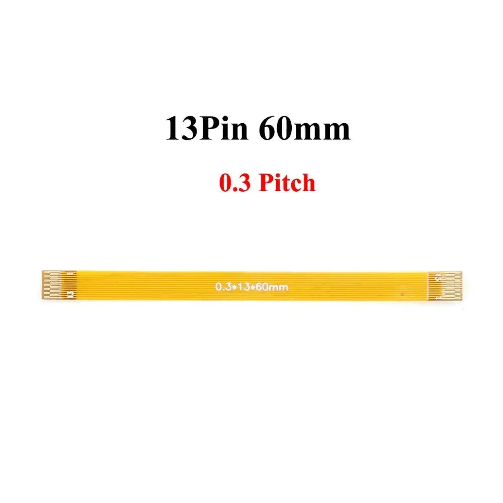 0.3mm Pitch 13 21 23 25 27 21 33 39 45 51 Pin Ffc Fpc Flexible Flat Cable Gold Plated Ribbon Cable