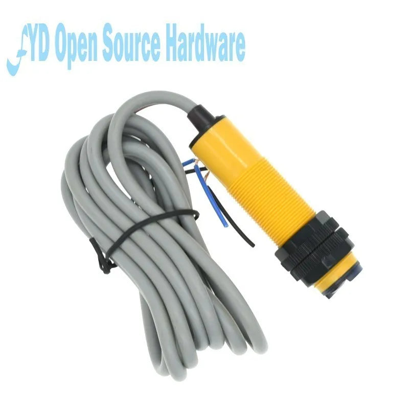 Smart Car Robot E18-D80NK Infrared Obstacle Avoidance Photoelectric Sensor Proximity Switch 3-80cm Detection Range Adjustable