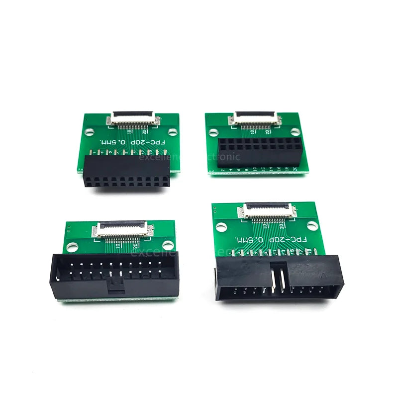 1/2/5Pcs FPC FFC Adapter Board 0.5mm to DC3 2.54mm Pitch Connector Adapter 6 8 10 12 20 24 30 40 Pin