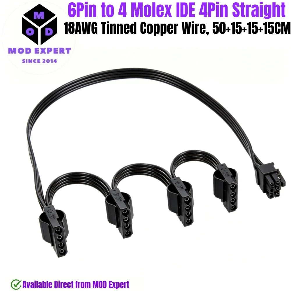 Modular Power Cable for Antec GSK 750W/650W/550W Series Modular Powers, 6+2 PCIe 8Pin, CPU 4+4Pin ATX12V, SATA, Molex IDE 4Pin