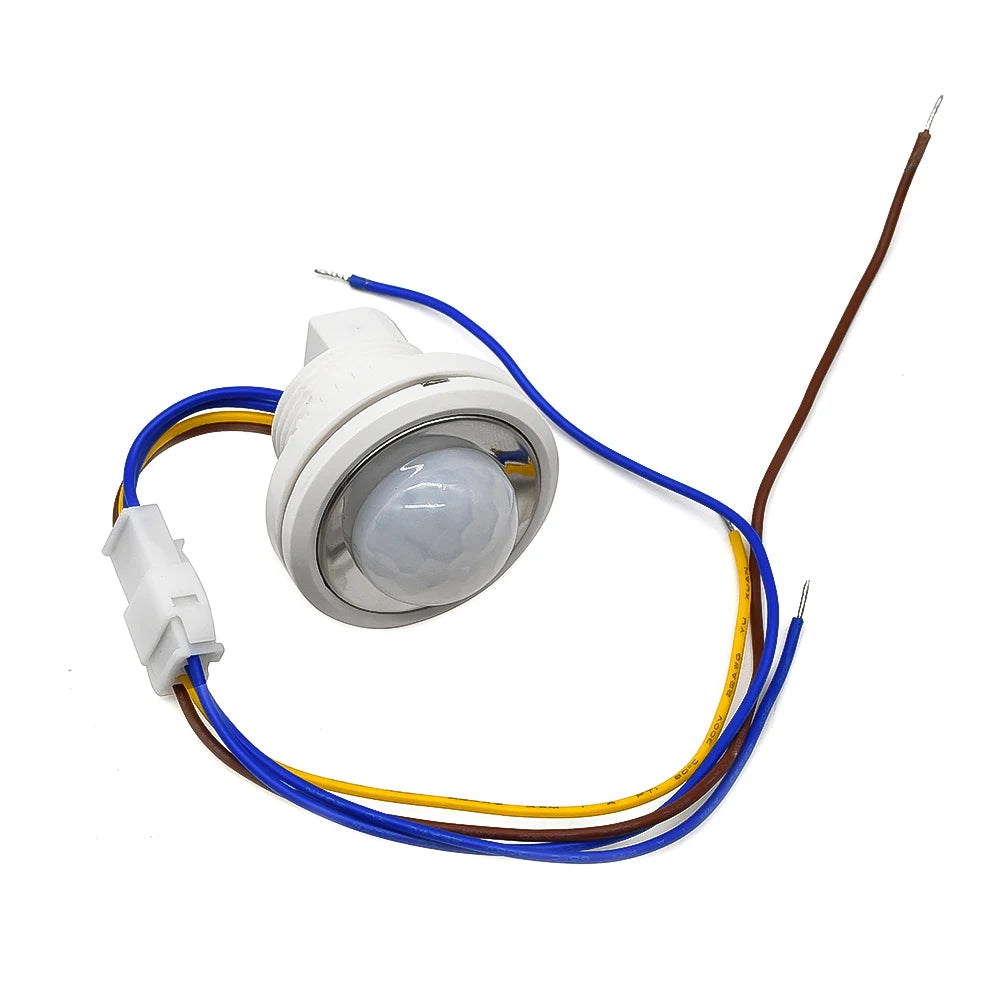 AC85-265V Infrared Motion Sensor IR Detector Switch Auto On Off Adjustable Time Delay Human Body Induction Lamp