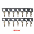 100pcs SH1.0 JST1.25 PH2.0 HY2.0 XH2.54 VH3.96mm Terminal Wire Cable for Housing 1.0 1.25 2.0mm 2.54mm Female Male Connector
