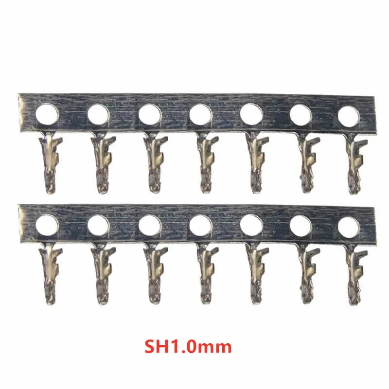 100pcs SH1.0 JST1.25 PH2.0 HY2.0 XH2.54 VH3.96mm Terminal Wire Cable for Housing 1.0 1.25 2.0mm 2.54mm Female Male Connector