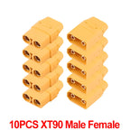 40/1pc XT90 Plug Male Female Connector Cable Wire Terminal Power Plugs for RC Lipo Battery Drone Boat Car Connectors Adapter